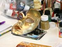 Декор Венецианской маски. Мастер-класс от школы дизайна и творчества «Ареко» ведёт мастер Мария Горюнова