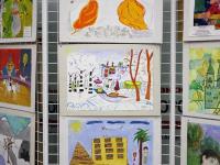 Выставка творческих работ и детских рисунков